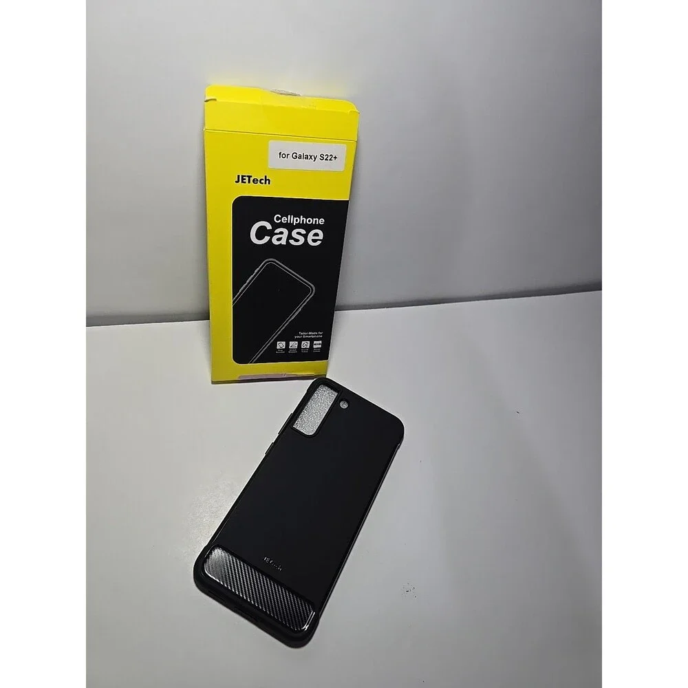 JETech Case for Samsung Galaxy S22 Plus Black Shockproof Slim Protective Cover